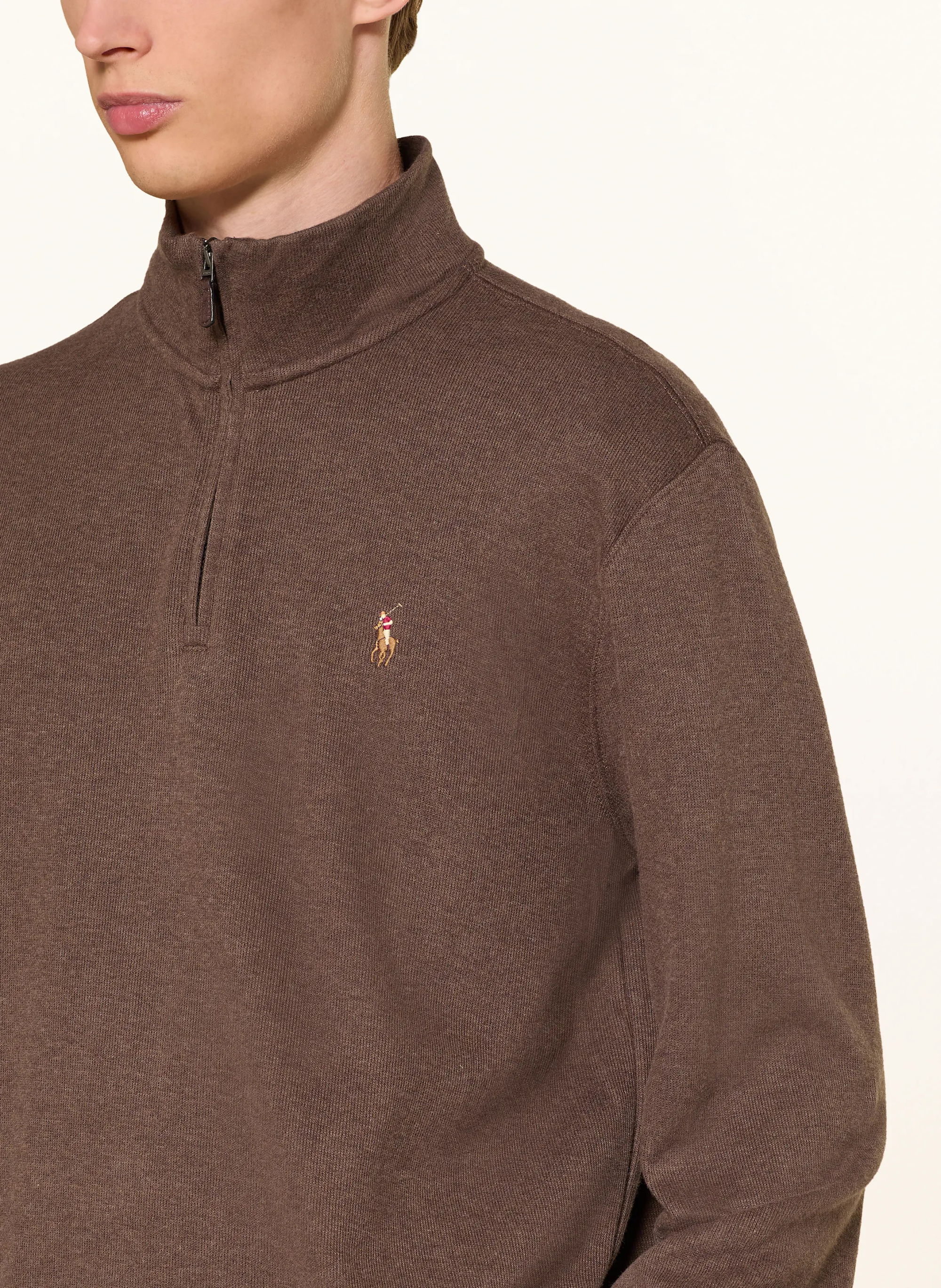 POLO RALPH LAUREN Sweat-Troyer – DUNKELBRAUN