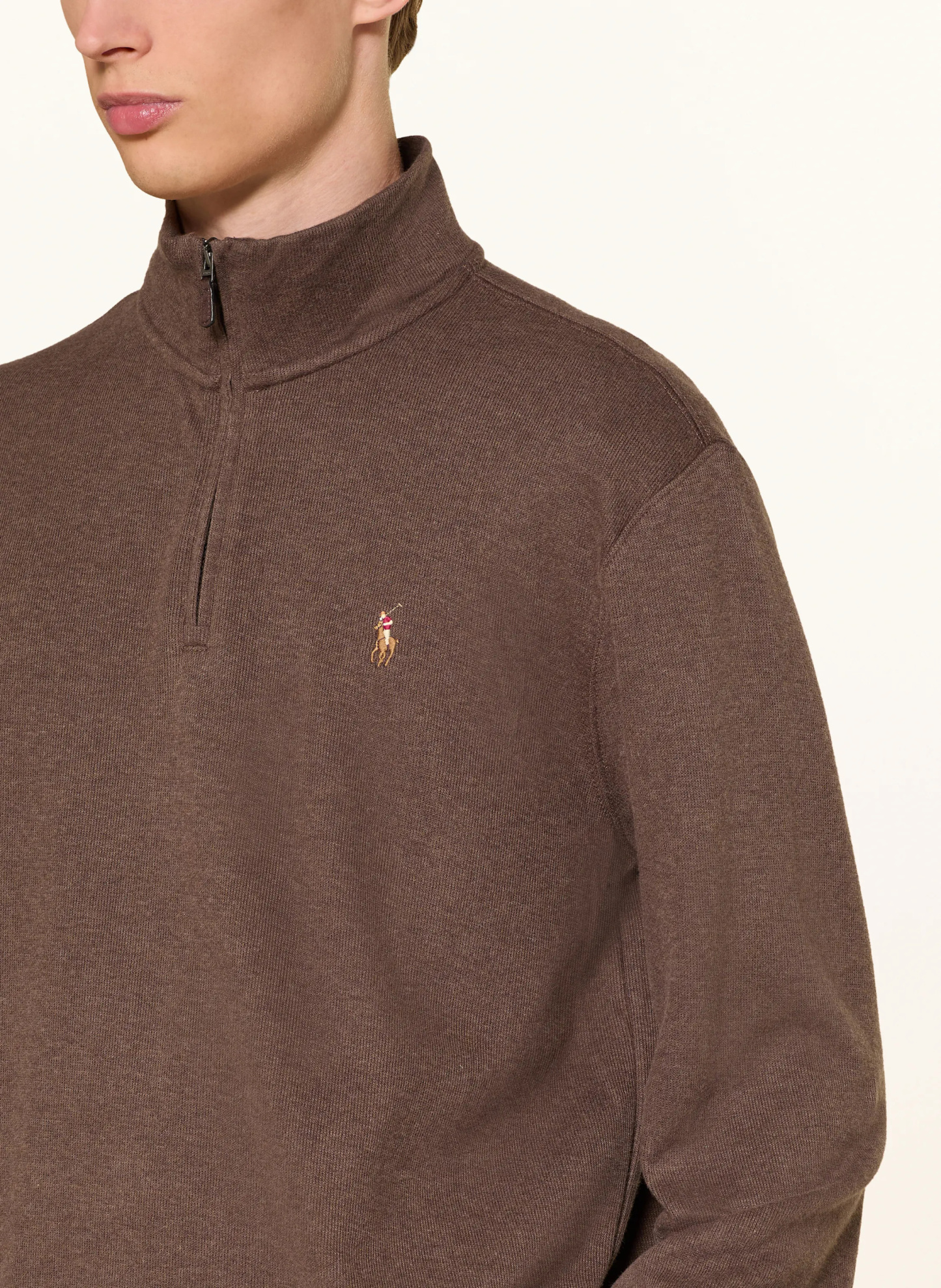 POLO RALPH LAUREN Sweat-Troyer – DUNKELBRAUN