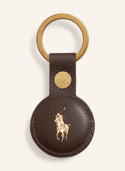 POLO RALPH LAUREN Schlüsselanhänger – DUNKELBRAUN / GOLD