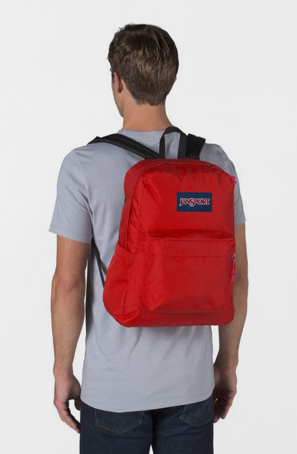 JanSport SuperBreak® Plus Backpack - Red Tape