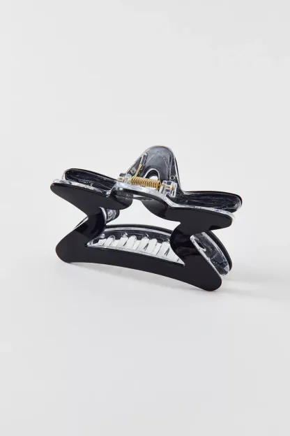 Star Resin Claw Clip - Black