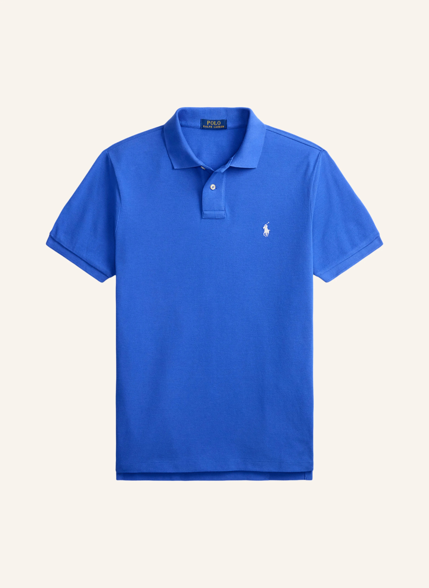 POLO RALPH LAUREN Piqué-Poloshirt Custom Slim Fit – BLAU (1)