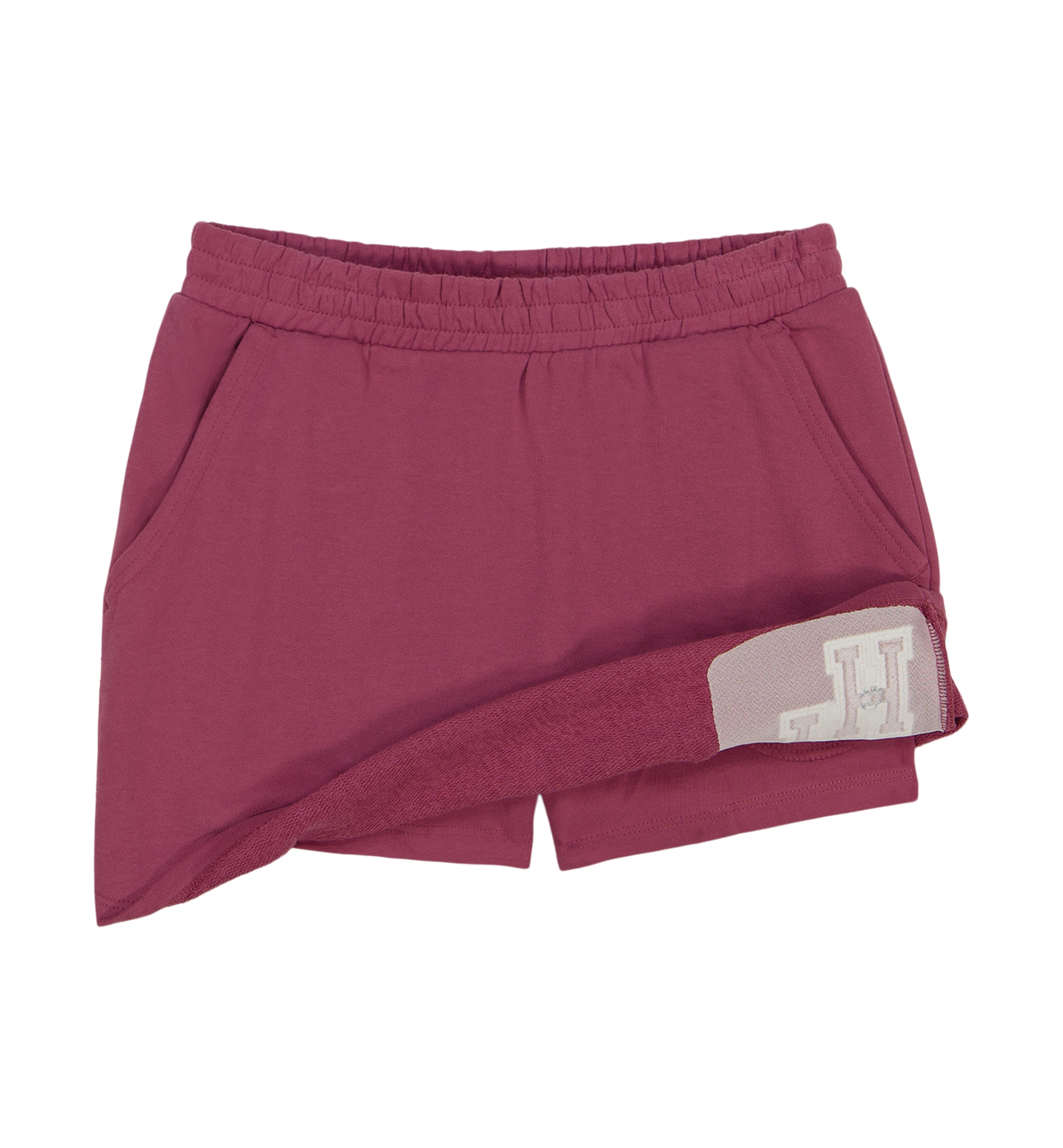 Tommy Hilfiger Girls' 7-16 Elastic Waistband Skirt - Berry Blast