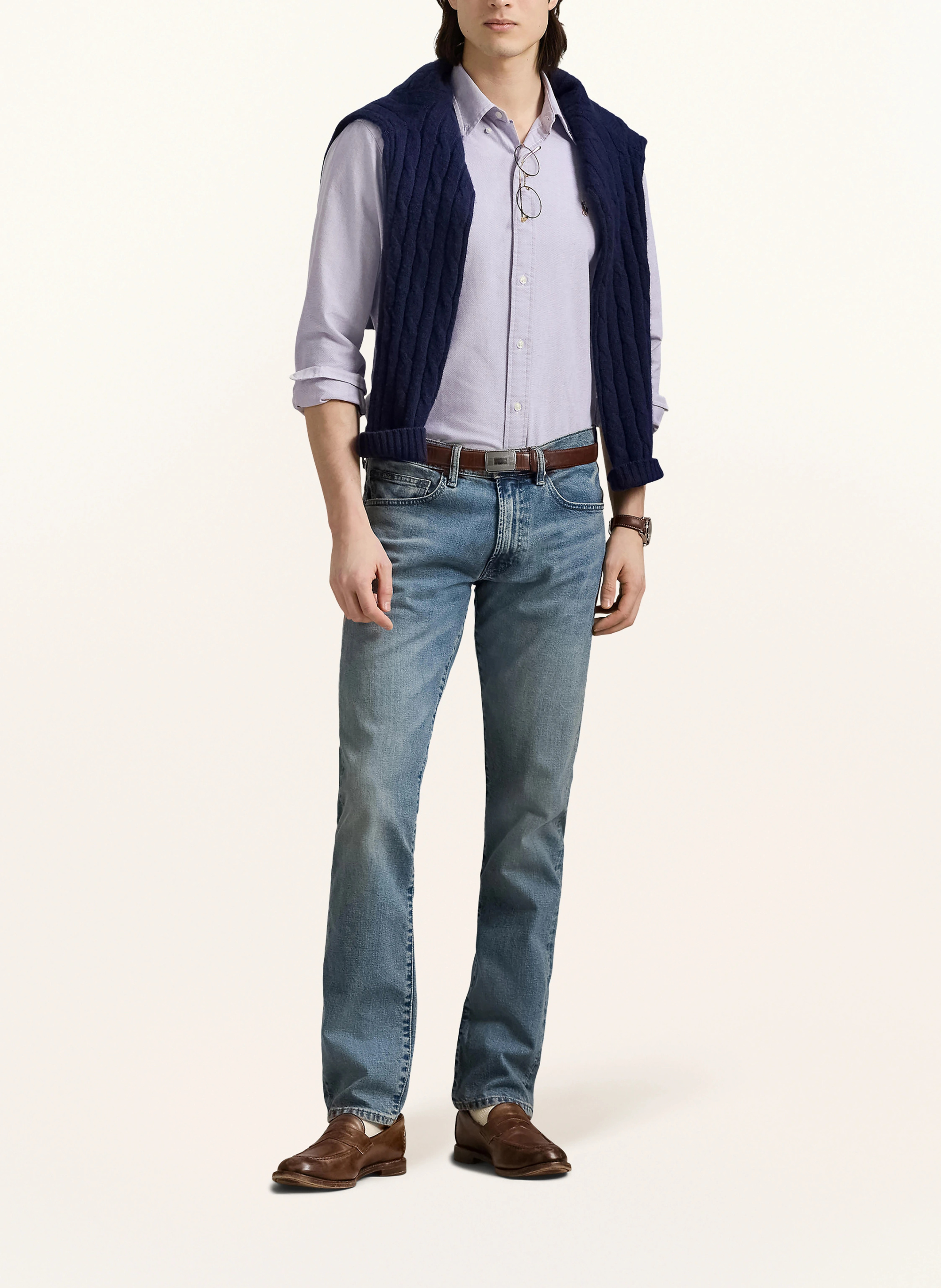 POLO RALPH LAUREN Oxfordhemd Custom Fit – HELLLILA