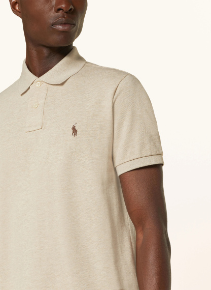 POLO RALPH LAUREN Piqué-Poloshirt Custom Slim Fit – HELLBRAUN (2)