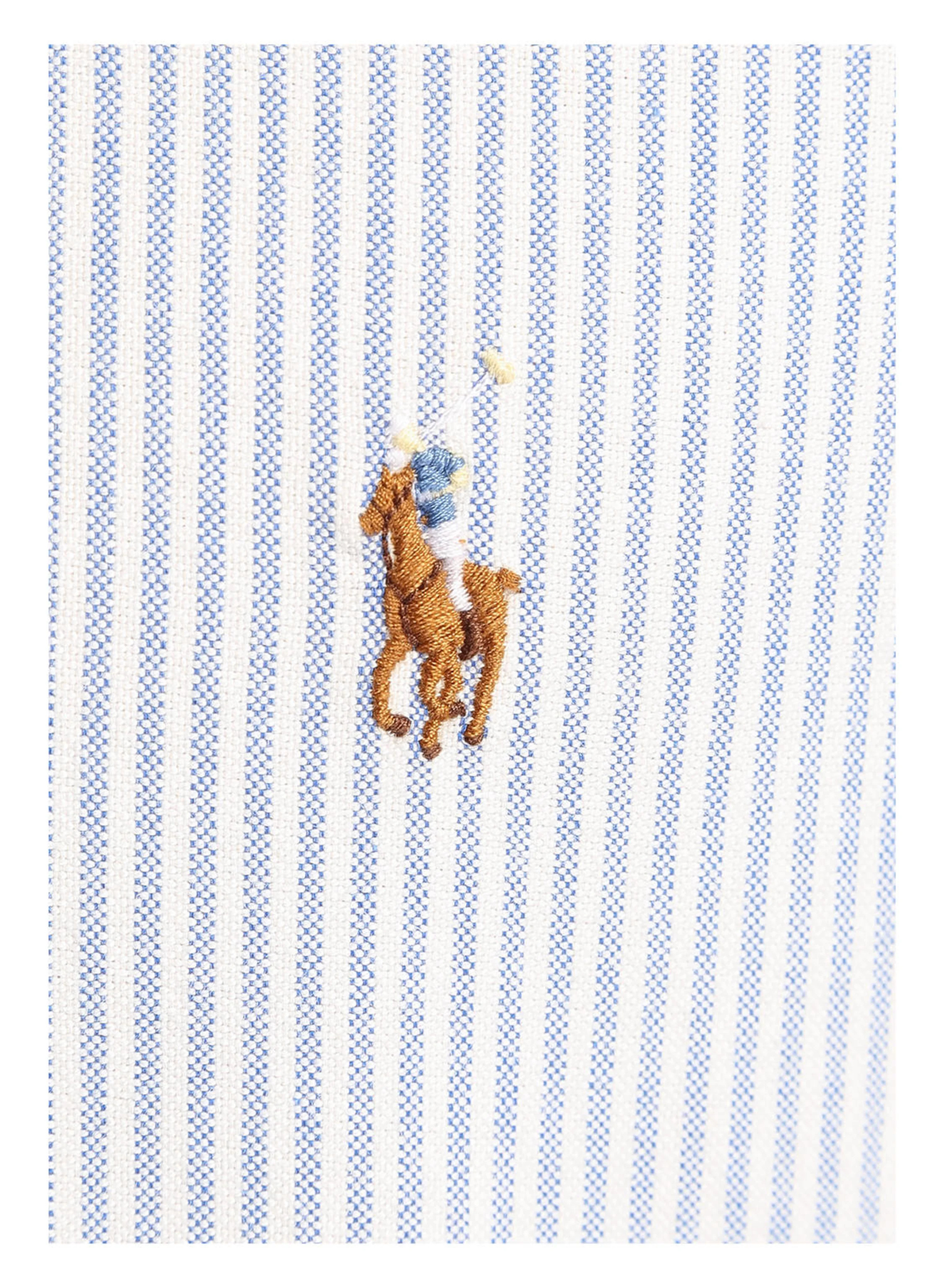 POLO RALPH LAUREN Oxfordhemd Slim Fit – HELLBLAU/ WEISS GESTREIFT