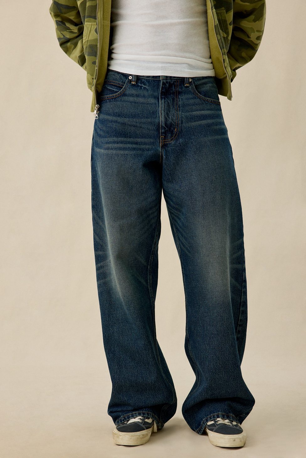 BDG Nitro Baggy Fit Jeans - 2000s Vintage Indigo