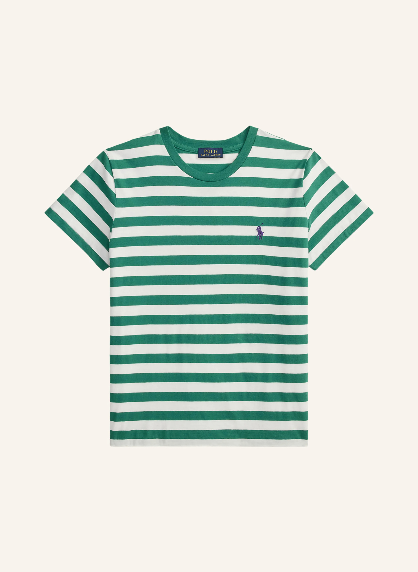 POLO RALPH LAUREN T-Shirt – GRÜN / WEISS