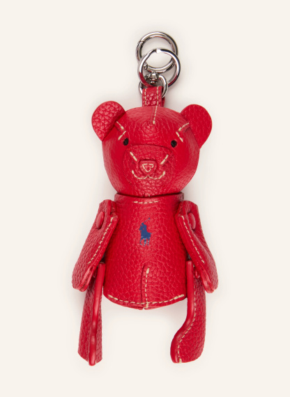 POLO RALPH LAUREN Schlüssel- und Taschenanhänger – ROT / SILBER