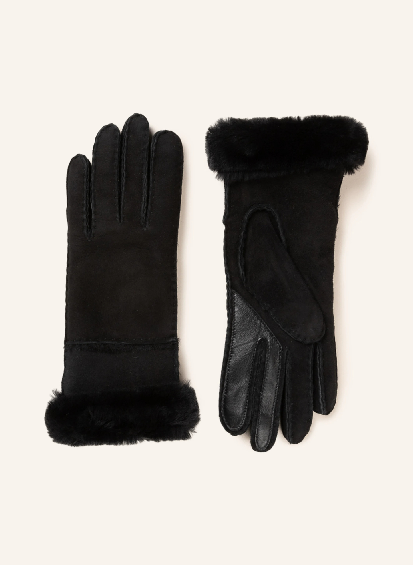 UGG Lederhandschuhe – SCHWARZ