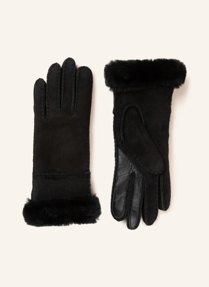 UGG Lederhandschuhe – SCHWARZ