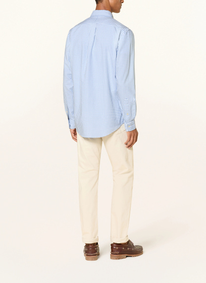 POLO RALPH LAUREN Hemd Custom Fit – HELLBLAU / WEISS