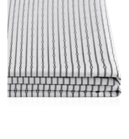 Tommy Hilfiger Printed 200-Thread Count Cotton Percale Sheet Set - Monogram Navy