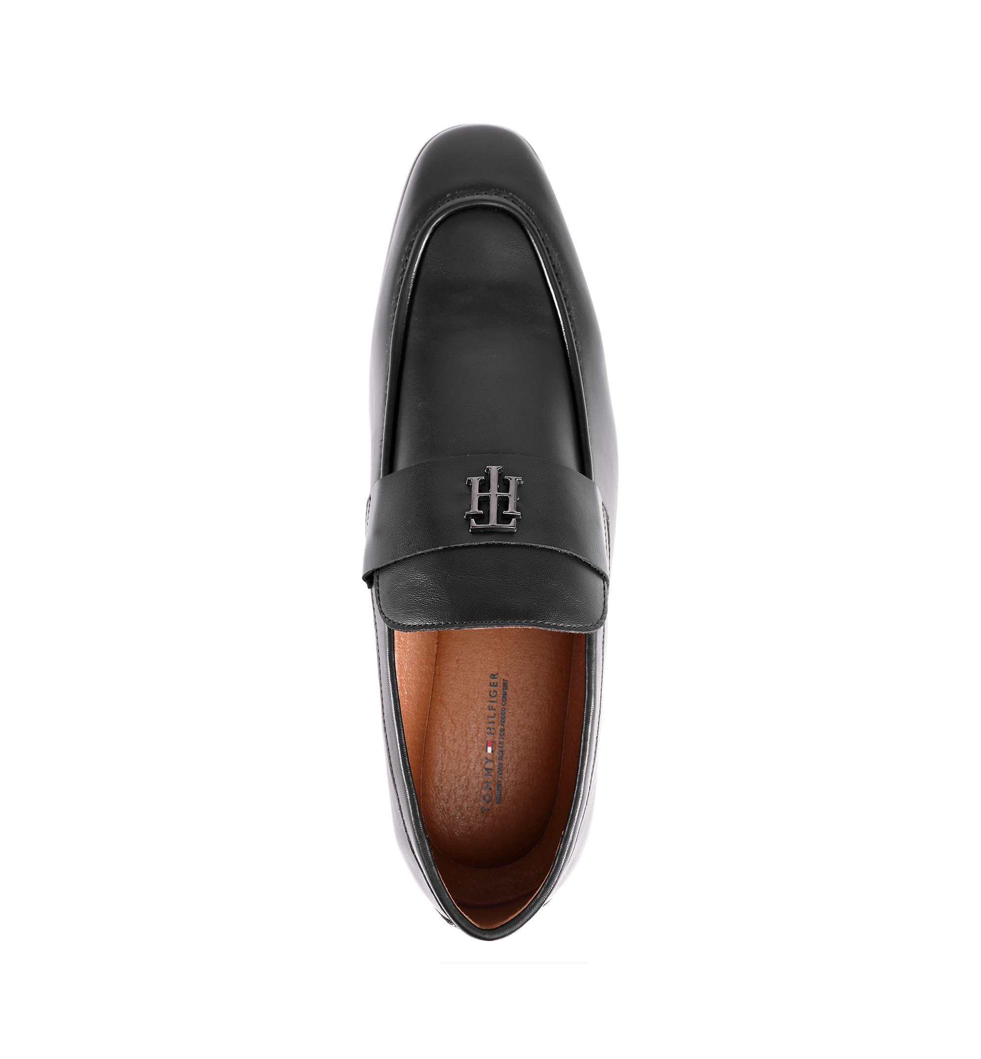Tommy Hilfiger Men's Sawlin Logo Embellished Dress Loafers - Black