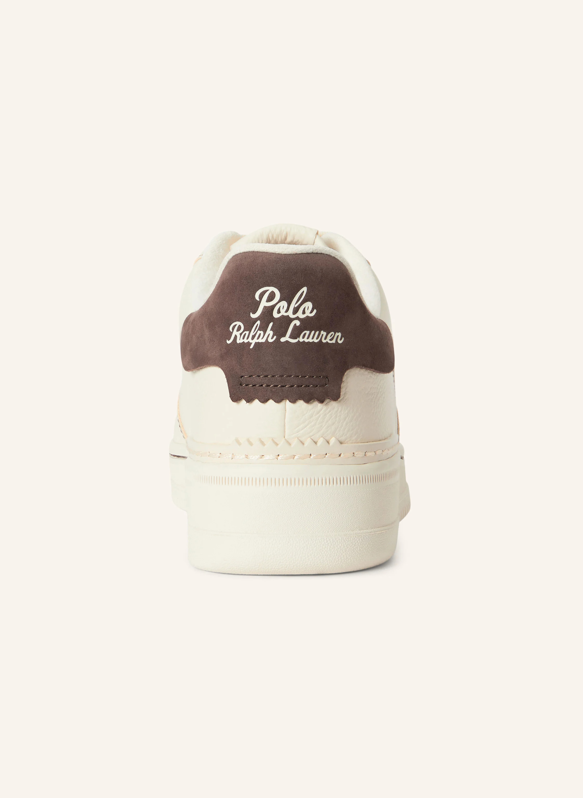 POLO RALPH LAUREN Sneaker – ECRU / DUNKELBRAUN