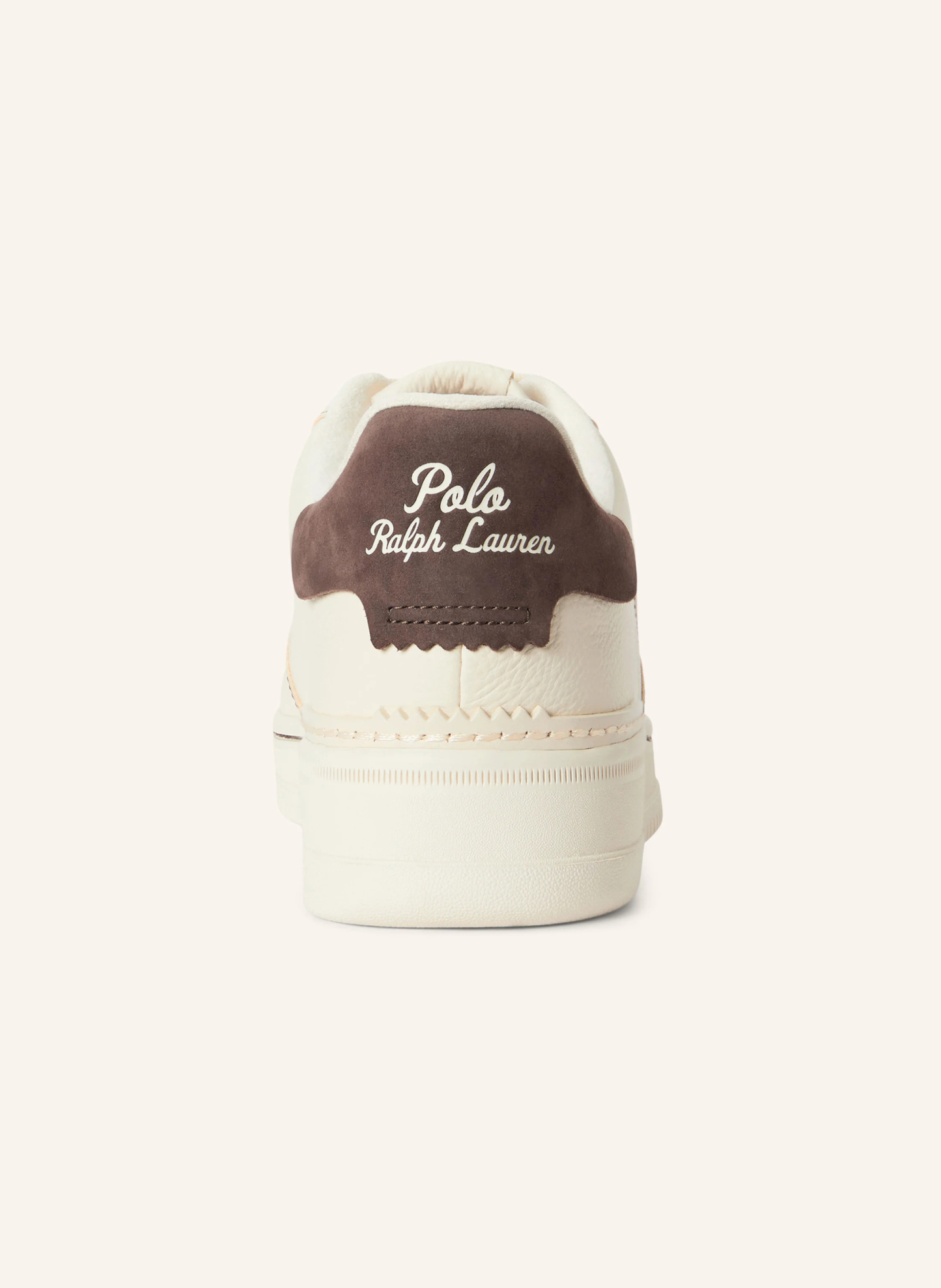 POLO RALPH LAUREN Sneaker – ECRU / DUNKELBRAUN