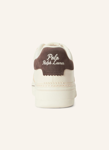 POLO RALPH LAUREN Sneaker – ECRU / DUNKELBRAUN