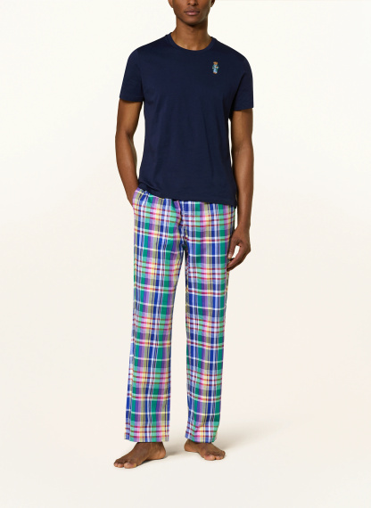 POLO RALPH LAUREN Schlafanzug – DUNKELBLAU / LILA / GELB