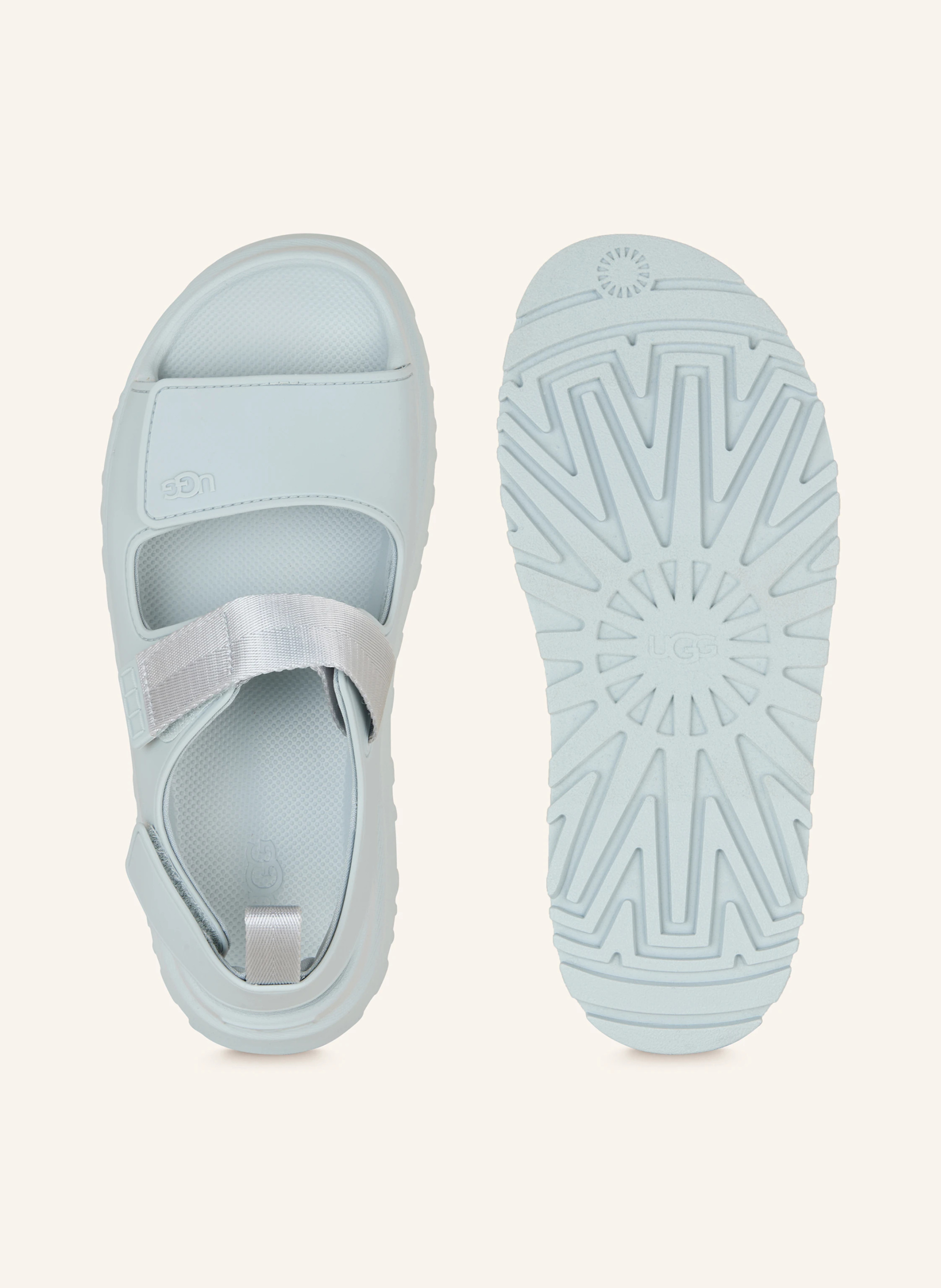 UGG Plateau-Sandalen GOLDENGLOW – HELLBLAU