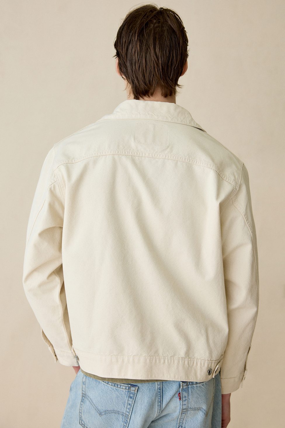 Levi’s® Sunrise Trucker Jacket - Undyed Ecru Greige