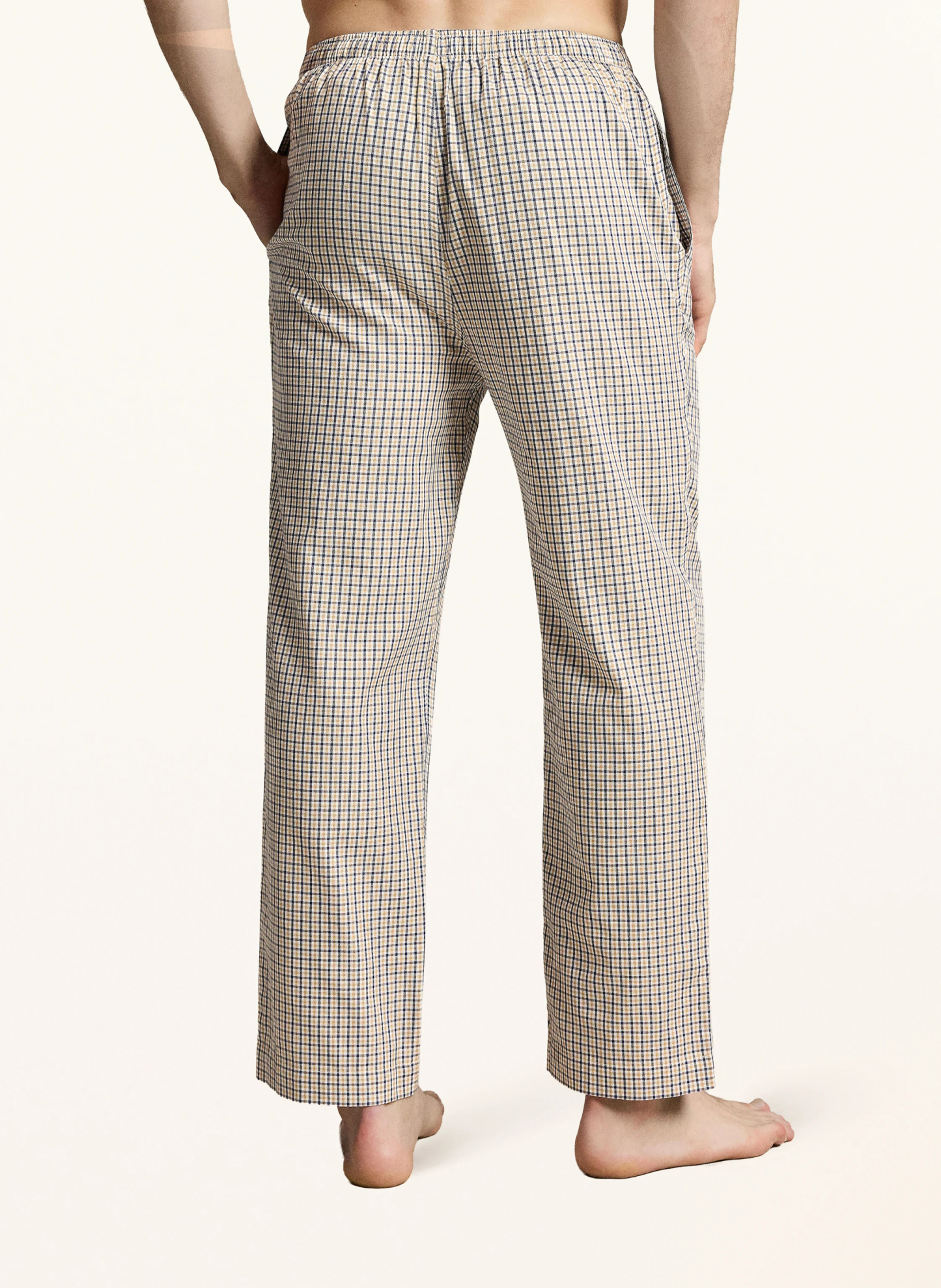 POLO RALPH LAUREN Schlafhose – KHAKI / BLAU