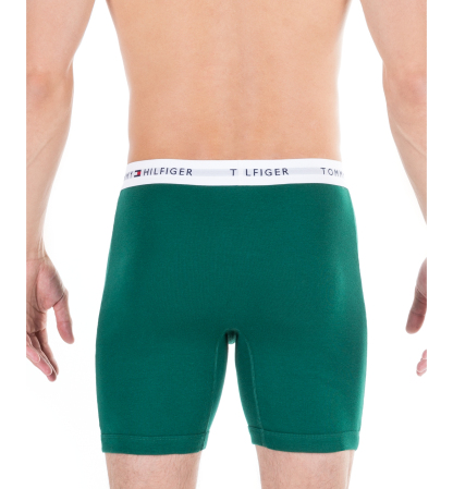 Tommy Hilfiger Men's Classic Cotton Boxer Briefs, 3-Pack - Vibrant Royal