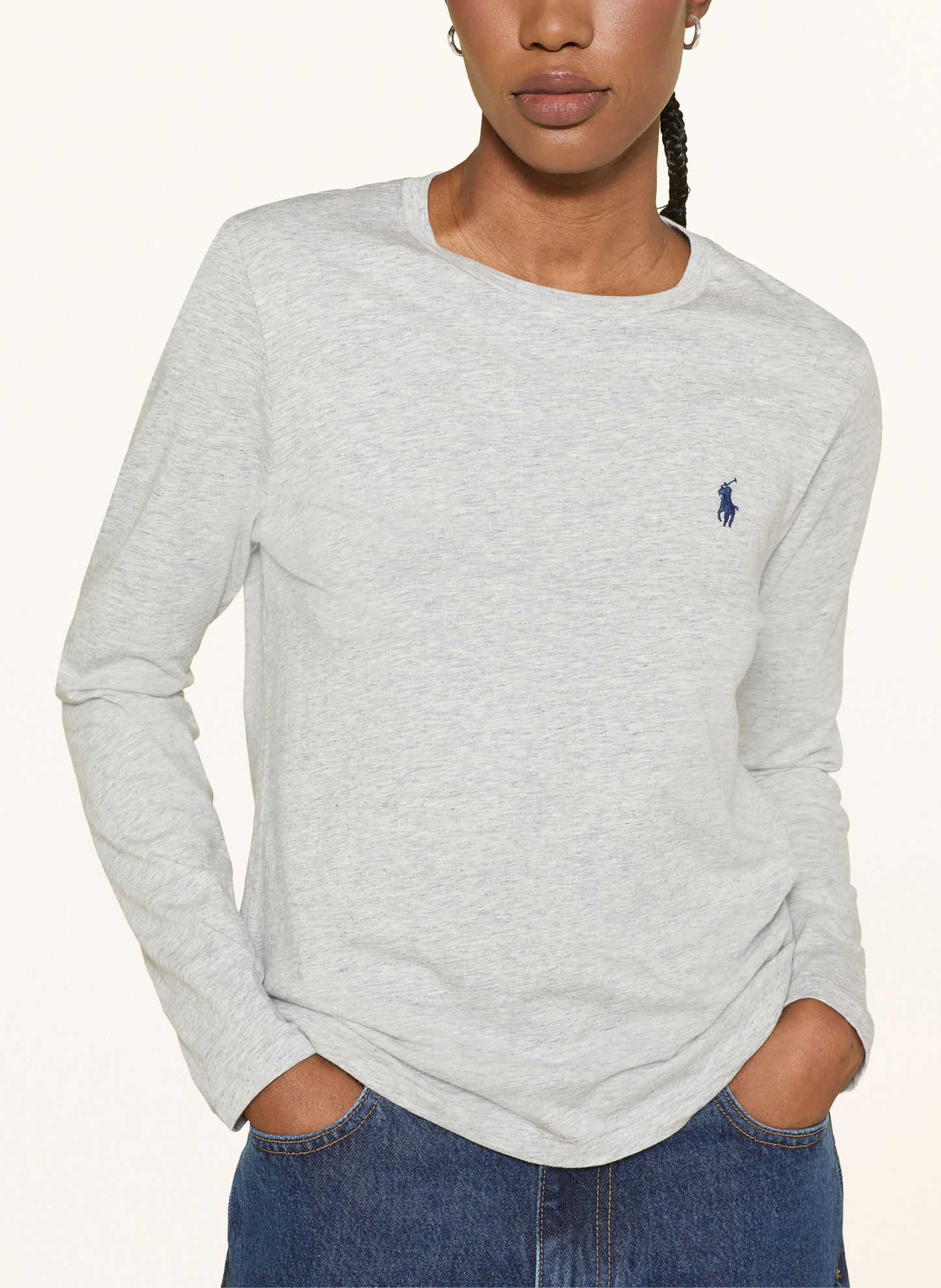 POLO RALPH LAUREN Longsleeve – GRAU