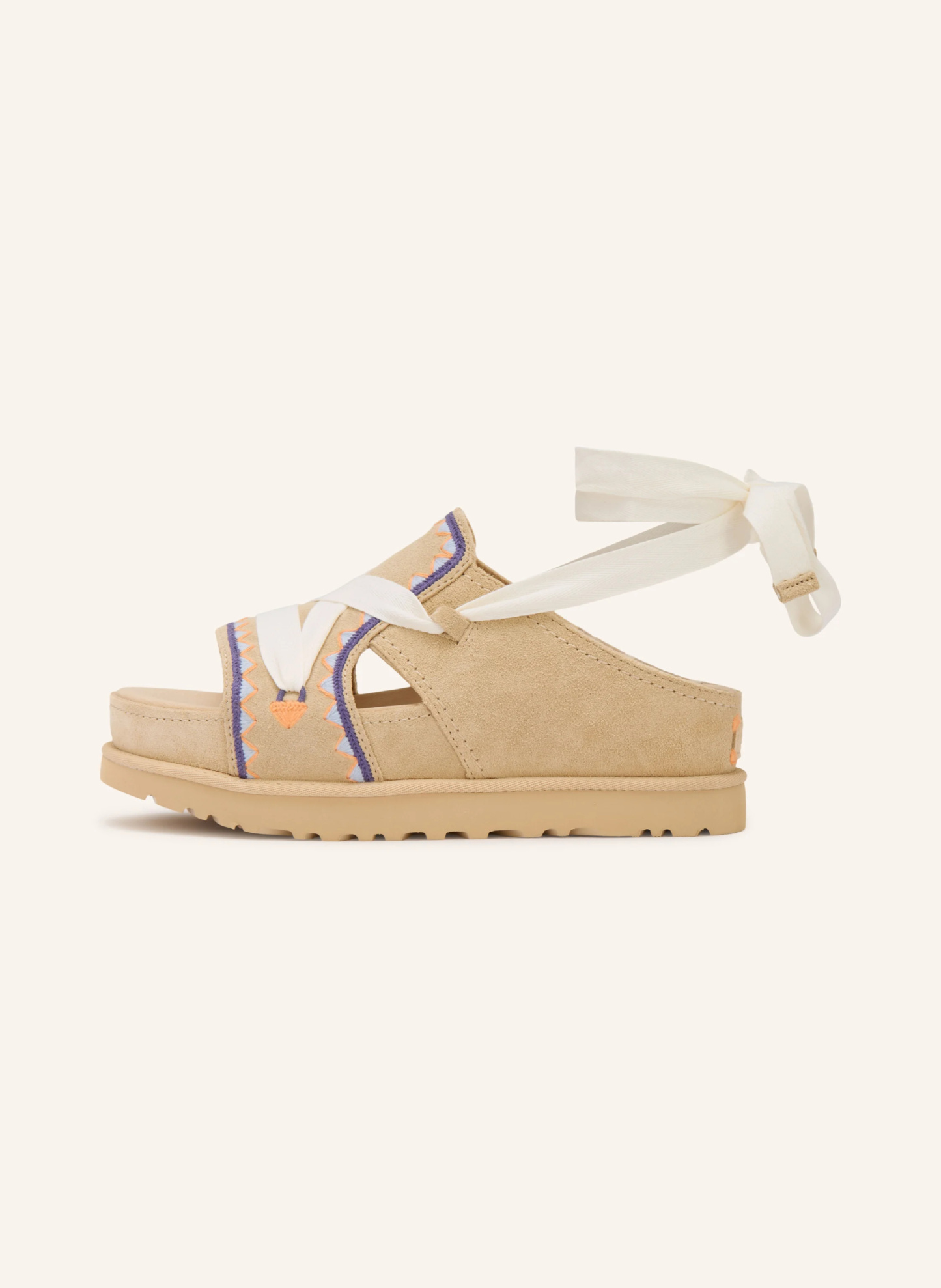 UGG Plateau-Sandalen GOLDENSTAR – BEIGE / HELLORANGE / BLAU