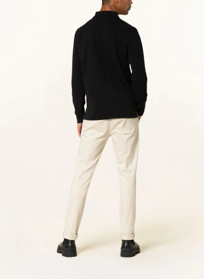 POLO RALPH LAUREN Piqué-Poloshirt Custom Slim Fit – SCHWARZ