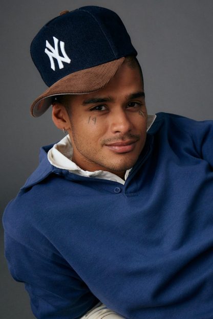 Mitchell & Ness MLB New York Yankees Cord & Denim Hat - Navy