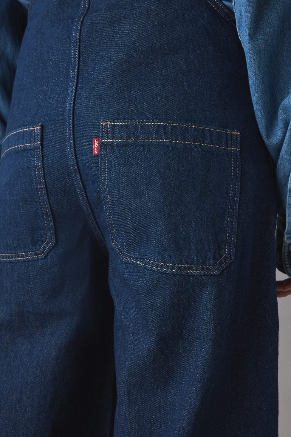Levi's® XL Denim Overalls - Rinsed Denim