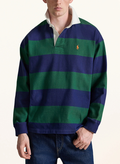 POLO RALPH LAUREN Rugbyshirt – GRÜN / BLAU