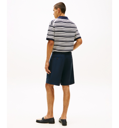 Tommy Hilfiger Men's 10" Summer Wool Regular-Fit Dress Shorts - Navy Iris