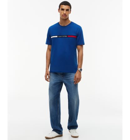 Tommy Hilfiger Men's Chest Insert Logo T-Shirt - Opullent Blue