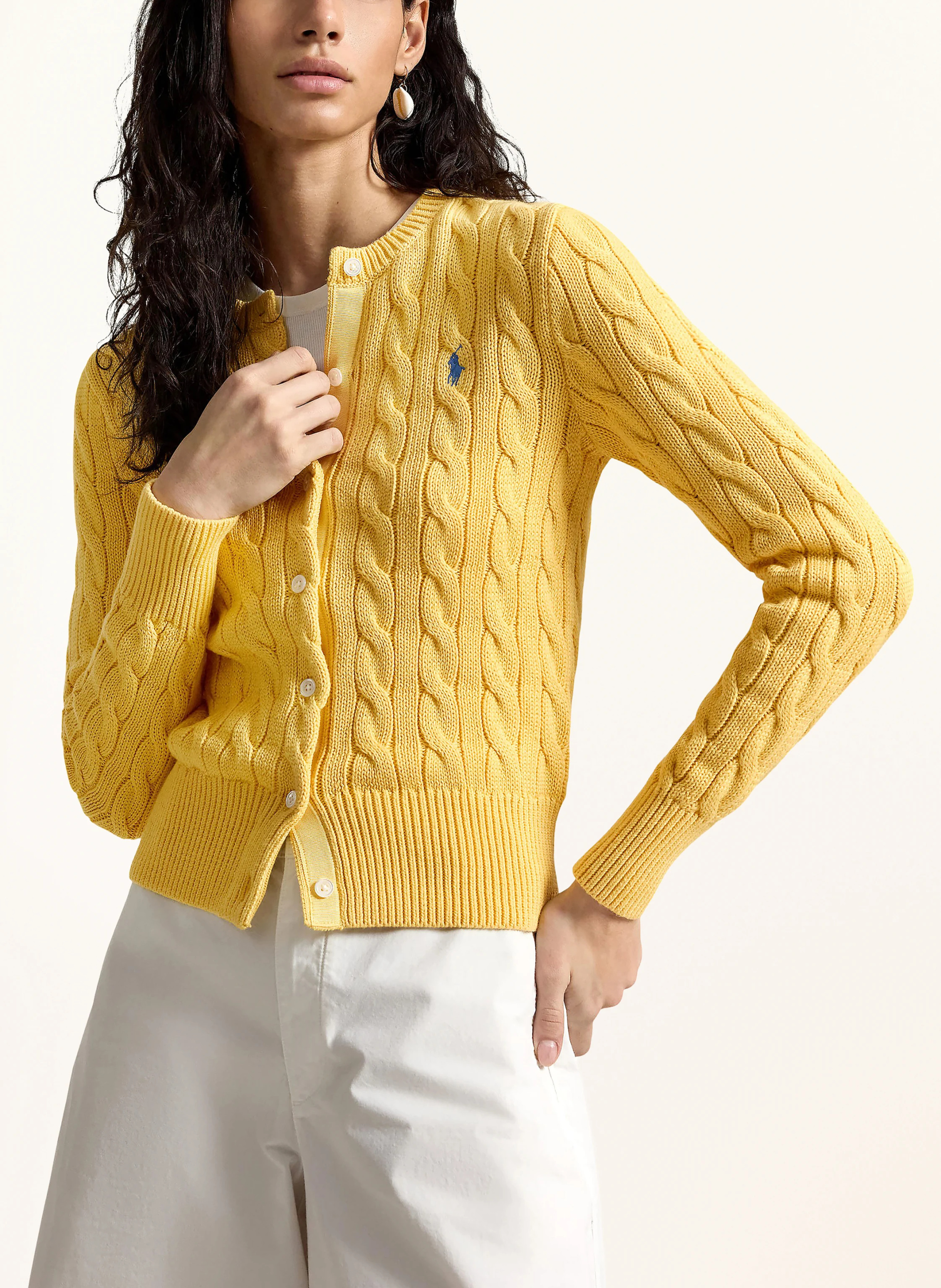 POLO RALPH LAUREN Strickjacke – GELB
