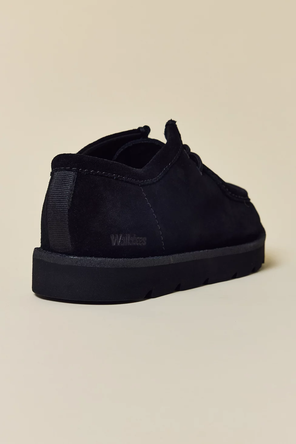 Clarks Men's Meare Walla Suede Shoes - Black Suede