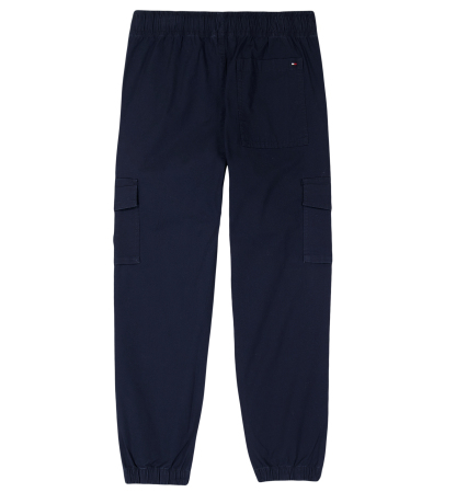 Tommy Hilfiger Boys' 8-20 Logo Cargo Jogger Pants - Navy Blazer