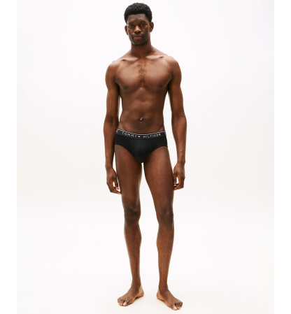 Tommy Hilfiger Men's 3-Pack Micro Moisture-Wicking Briefs Underwear Set - Black
