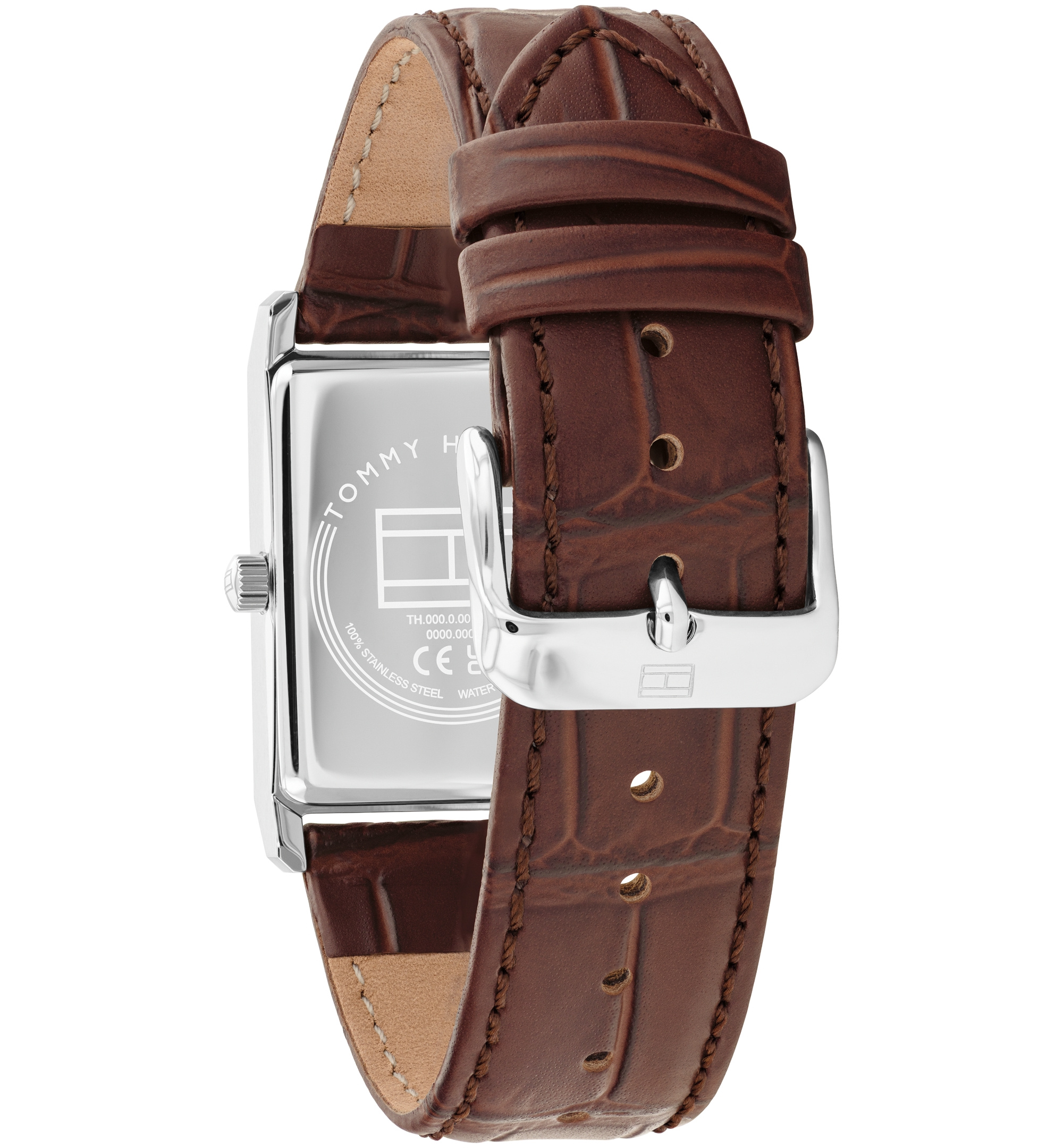 Tommy Hilfiger Men's Quartz Brown Leather Watch, 25.5 mm - Brown