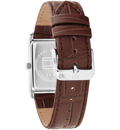 Tommy Hilfiger Men's Quartz Brown Leather Watch, 25.5 mm - Brown