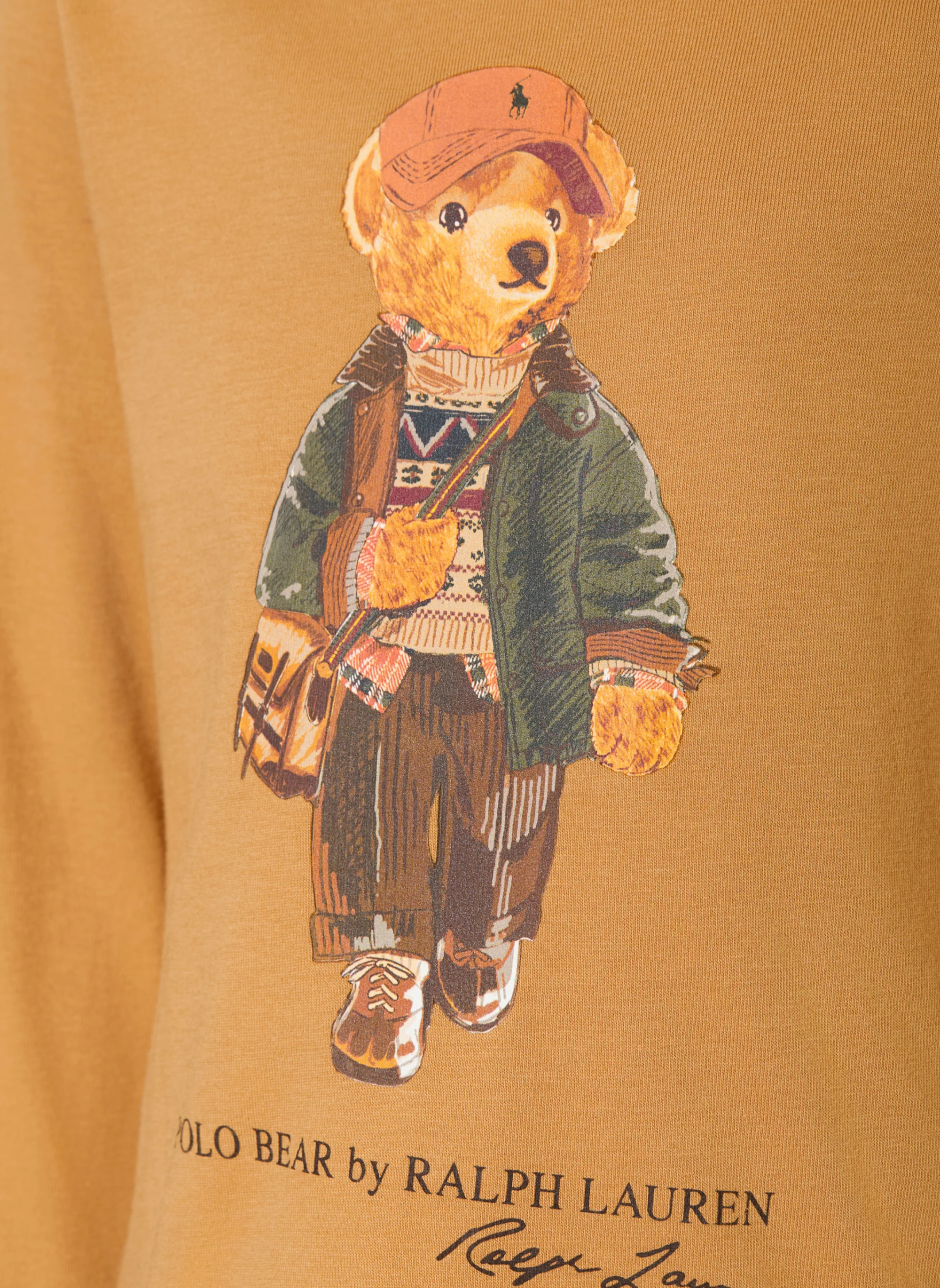POLO RALPH LAUREN Longsleeve – CAMEL / LACHS / DUNKELGRÜN