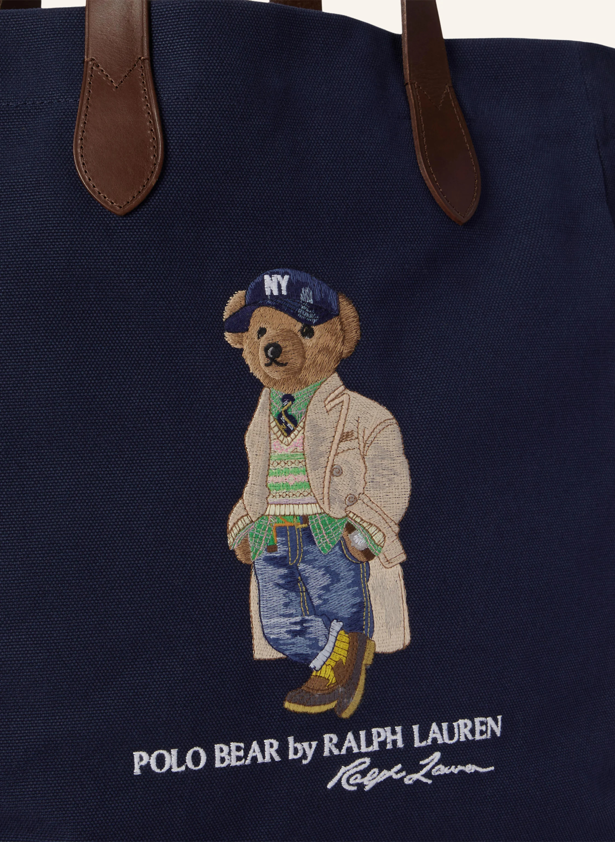 POLO RALPH LAUREN Shopper – DUNKELBLAU / DUNKELBRAUN