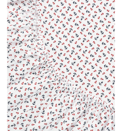 Tommy Hilfiger Printed 200-Thread Count Cotton Percale Sheet Set - Atlantic Anchors