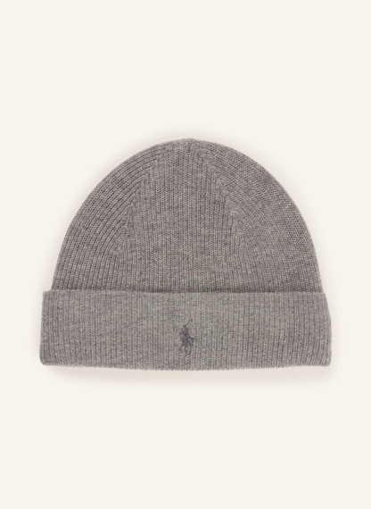 POLO RALPH LAUREN Cashmere-Mütze – GRAU