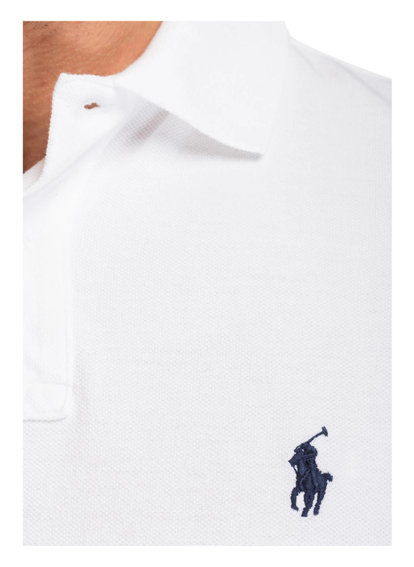 POLO RALPH LAUREN Piqué-Poloshirt Slim Fit – WEISS
