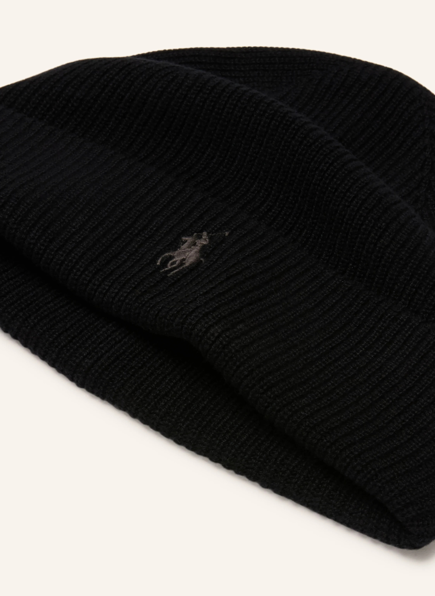 POLO RALPH LAUREN Cashmere-Mütze – SCHWARZ