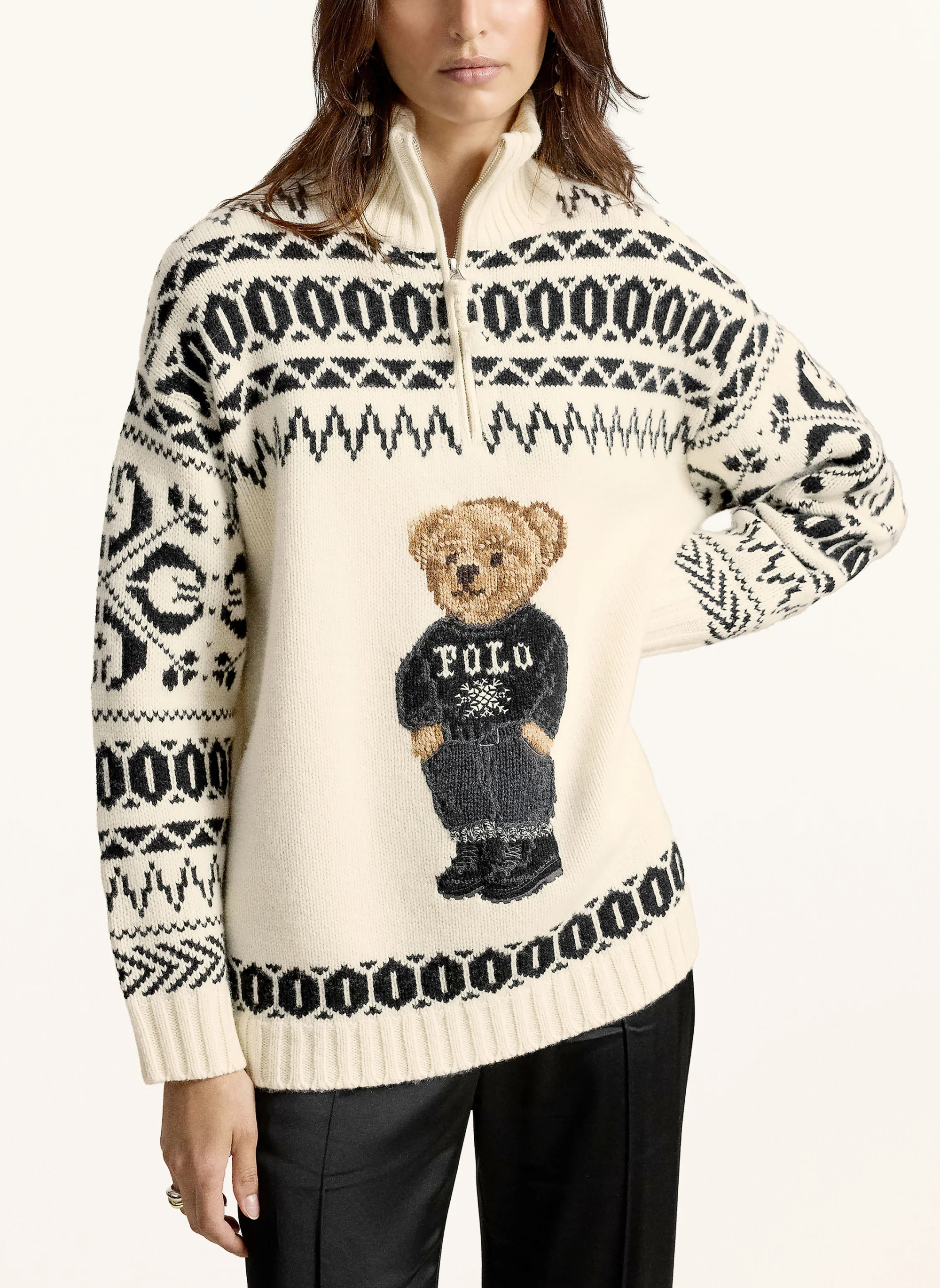 POLO RALPH LAUREN Troyer – WEISS / SCHWARZ