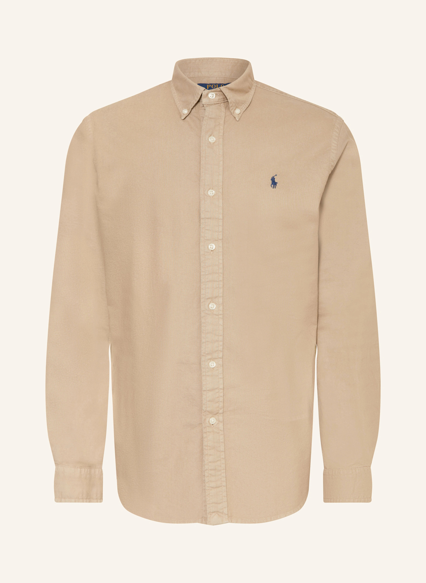 POLO RALPH LAUREN Oxfordhemd Custom Fit – BEIGE
