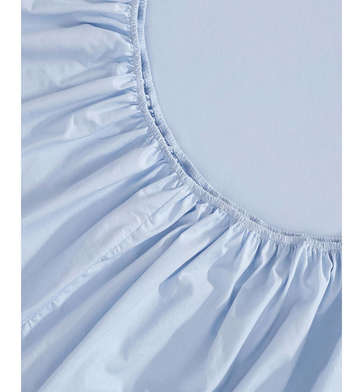 Tommy Hilfiger Essentials Solid Cotton Percale Fitted Sheets - Boathouse Blue
