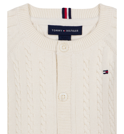 Tommy Hilfiger Baby Boys' and Girls' Long-Sleeve Cardigan and Pants, 2-Piece Set - Cream